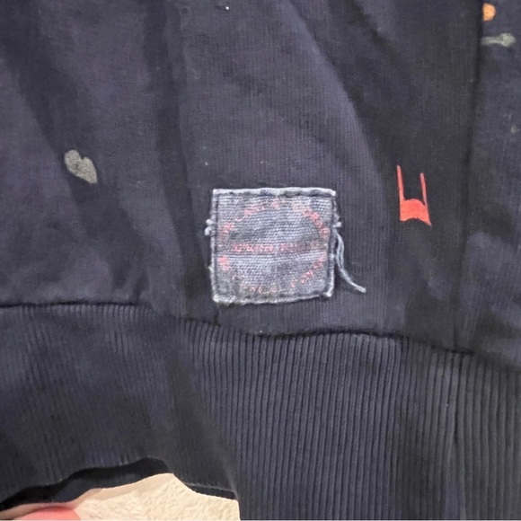 Springfield navy blue novelty print skier print crewneck sweatshirt - Picture 7 of 7